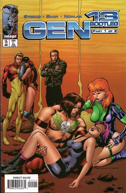 Vintage Image Comics Gen 13 Bootleg Comic Book #15 (1998) High Grade