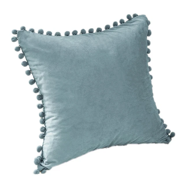 Cuscino palla fiori federa con accento decorazione federe