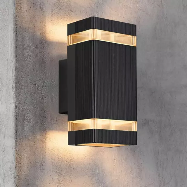 Up Down LED Wall Light Modern Garden Porch Sconce Lamp Indoor/Outdoor Waterproof