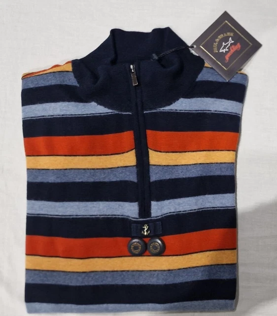 Pull Fait Main New Chambers Remake - Laine Shetland 100% - Taille L - Motif Losanges - Écossais - Occasion TBE