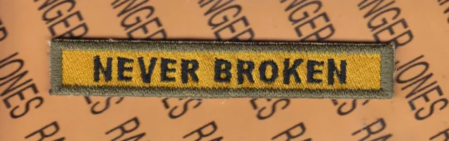 NEVER BROKEN TD Armored Armor Tank Destroyer tab 4" patch c/e