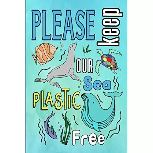 Please Keep Our Sea Plastic Free: Kids Age 4-8­ Colouri - Paperback / softback N