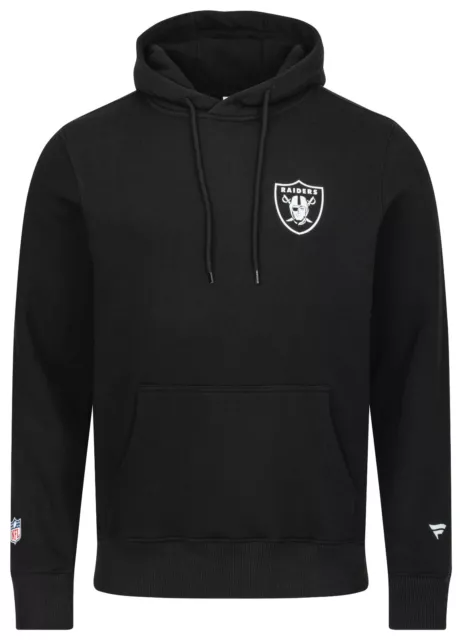 Felpa con cappuccio NFL Las Vegas Raiders argento logo grafica felpa con cappuccio