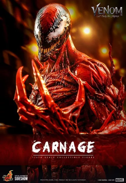 Hot Toys Marvel Carnage Venom Let There Be Carnage Deluxe 1/6 Scale Figure