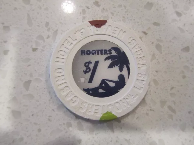 $1 HOOTERS Hotel & Casino Las Vegas NV Nevada + FREE Mystery Bonus Poker Chip