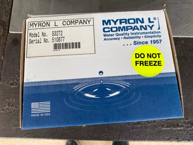 Myron L Company DS Water Meter TDS 3 Range ~ # 532T2