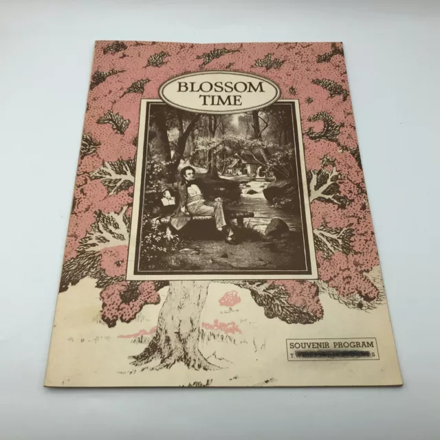 1940s Vtg BLOSSOM TIME Souvenir Program Franz Schubert Original Q5