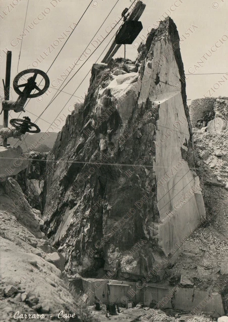 1948 CARRARA Cave di Marmo Cartolina
