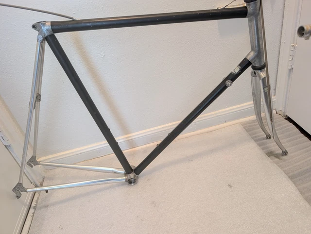 Vitus 979 Dural Ovoid Tubing Frame And Fork 53x53 Rare Vintage Made In France