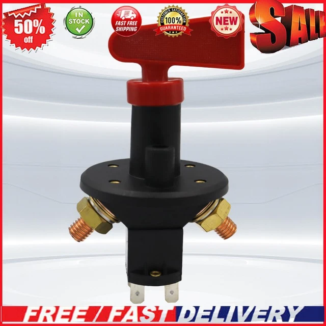 Kill Switch Universale Cut Off 12/24 V Batteria Spegnita 4 Terminali Auto Race Rally