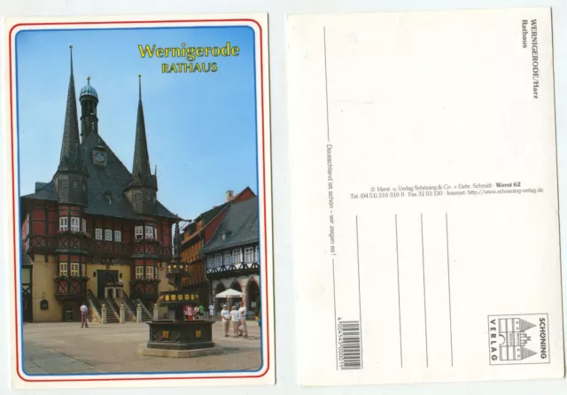 14470 - Wernigerode - Rathaus - alte Ansichtskarte