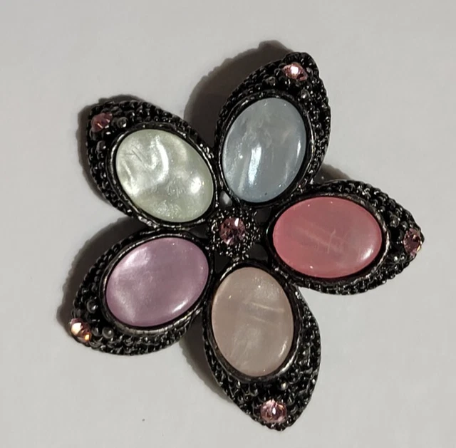 Broche Vintage Papillon En Argent 925 Filigrané - Faite Main, Signée, Environ 4.5g