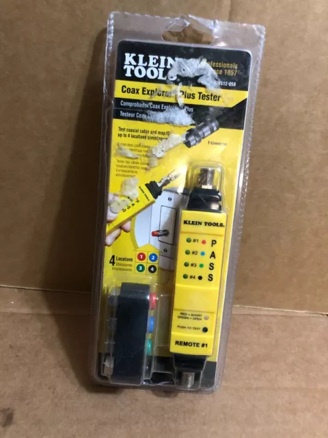 Klein Tools VDV512-058 Coax Explorer Plus Tester