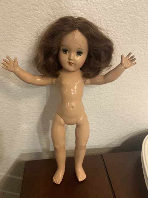 Vintage 1950's Ideal 14" Toni Doll Brunette P-90