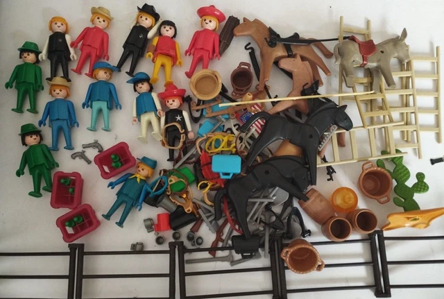 PLAYMOBIL VINTAGE western lot personnages, armes, accessoires divers EUR 5,00 - PicClick FR