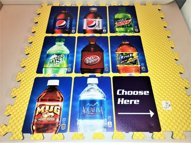 dixie-narco-276hvv-501e-soda-vending-machine-bottle-vend-label-variety-pack-24-99-picclick for Free Printable Vending Machine Label Template DIXIE NARCO 276HVV & 501E Soda Vending Machine
