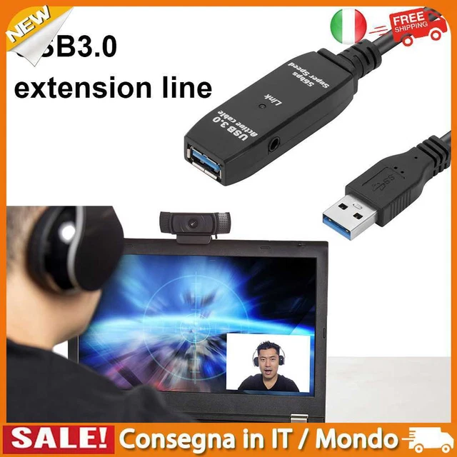 IT Cavo di prolunga USB 3.0 Cavo di trasmissione da 5 GBPS USB 3.0 maschio a fem