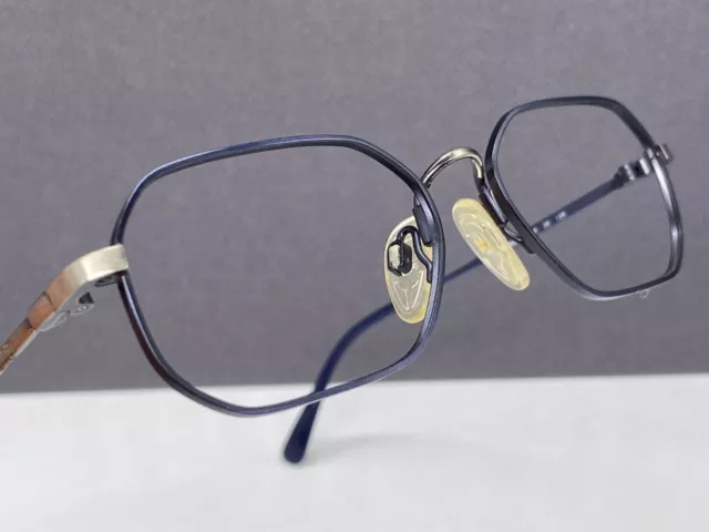 TITANflex Eyeglasses Frames men woman Blue Eight Angular Oval Small lens Metal