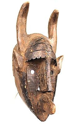 Art African Arts First - Antique Mask marka Covered Plates Set Metallic
