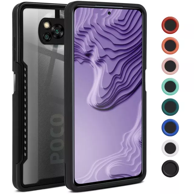 Hülle für Xiaomi Poco X3 NFC / X3 Pro Handyhülle Kameraschutz Hybrid Case Cover