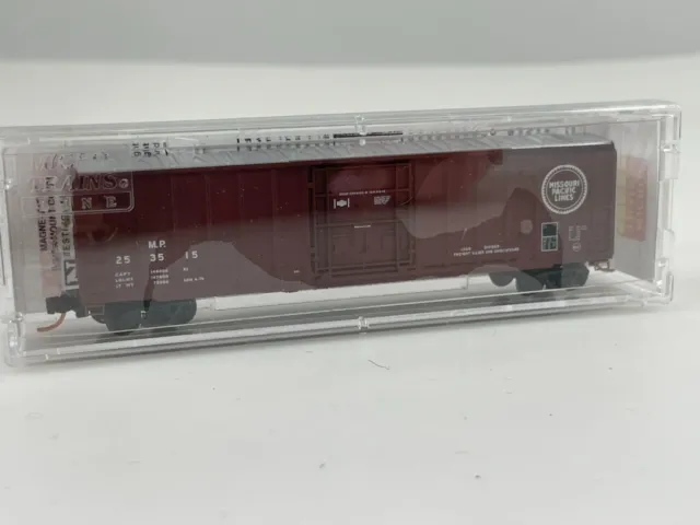 Micro-Trains MTL N Scale MP Mo-Pac 50' Rib Side Box Car #253515