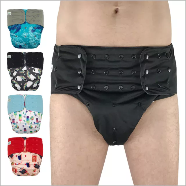 Pocket Cloth Diaper for Incontinence Special Needs Briefs for Adults or Big Kids