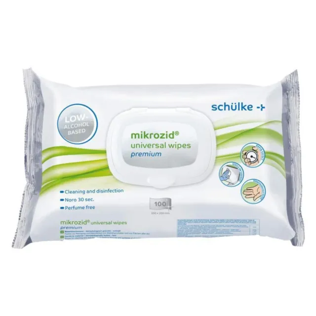 Toallitas de desinfección Schülke microcida toallitas universales premium - premium |