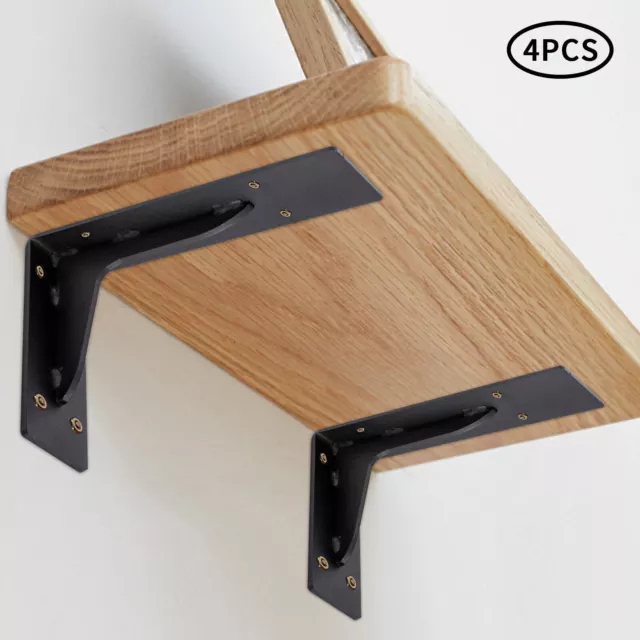 4 x scaffale a parete supporto per scaffalature angolo per scaffalature supporto per scaffalature supporto per carichi pesanti supporto per scaffalature DE