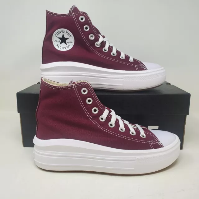 Wmns Converse Chuck Taylor All Star Move Beetroot Platform / A02430C / Size 8.5