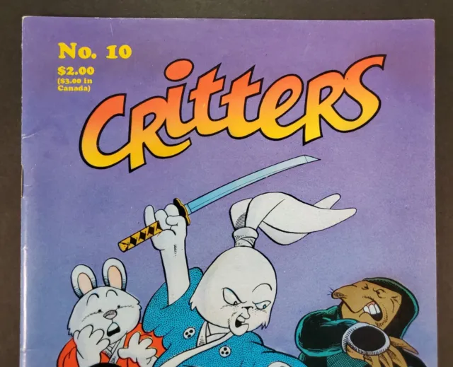 Critters # 10 Usagi Yojimbo Fantagraphics 1986 2