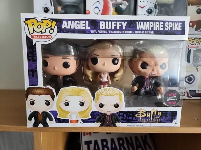 Rare Angel, Buffy & Vampire Spike 3-pack Funko Pop! HMV Buffy The Vampire Slayer