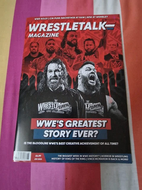 Wrestletalk magazine May 2023 Bloodline WWE's Greatest story ever? AEW WWE Wrestletalk magazine May 2023 Bloodline WWE's Greatest story ever? AEW WWE