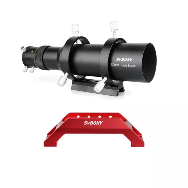 SVBONY SV106 50mm Guide Scope Finderscope Telescope w/ SV211 135mm Handle Bar