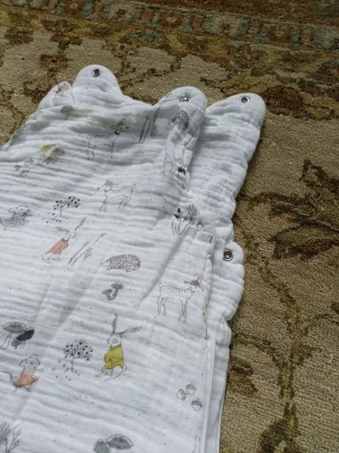 Pehr Sleep Sac 2 tog???  9-18 mos escena del bosque alguna decoloración
