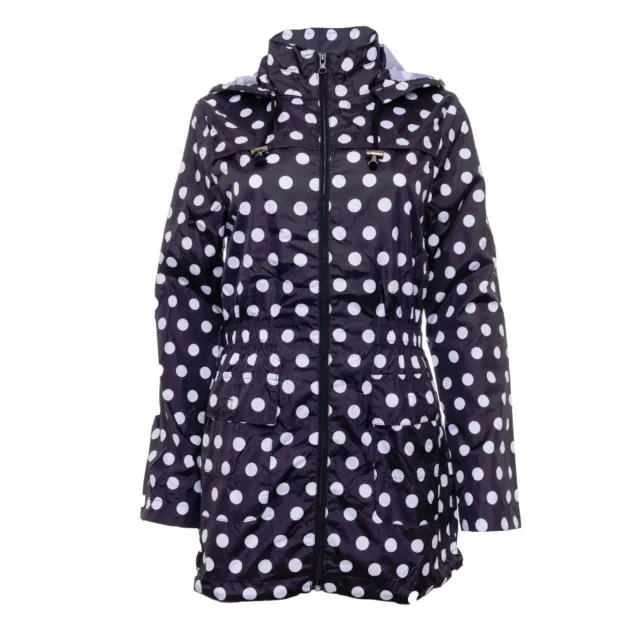 Women's Brave Soul Hooded Fishtail Festival Raincoat Shower Proof Mac RRP £29.99 2