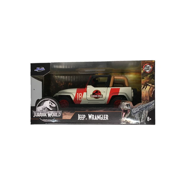 JADA TOYS JURASSIC World Jurassic Park Jeep Wrangler 1:32 Scale Die ...