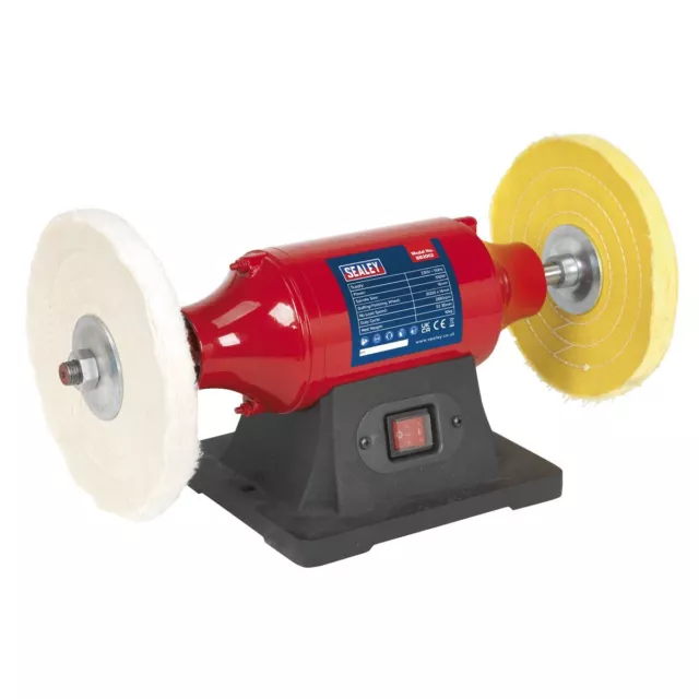 Sealey BB2002 Bench Mounting Buffer/Polisher 200mm 550W/230V