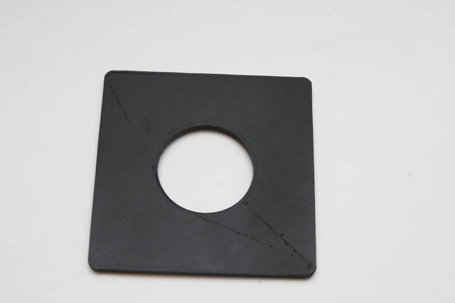Planchette Sinar/Norma lens board Copal #0 #1 #3 or CUSTOM hole diameter