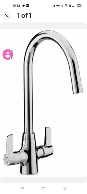 Bristan EC SNK EF C Echo Easyfit Kitchen Sink Mixer Tap Swivel Spout - Chrome