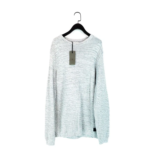 Maglione a maniche lunghe 2° capitolo grigio chiaro lavorato a maglia grossa - taglia L
