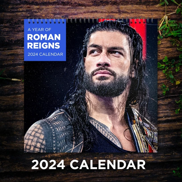 ROMAN REIGNS CALENDAR 2025, Roman Reigns 2025 Celebrity Wall Calendar