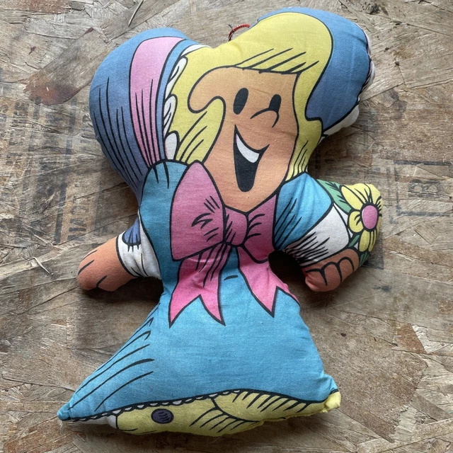 Vintage 1974 Texas Dairy Queen “Sweet Nell” Plush Toy DQ Doll Pillow Ice Cream