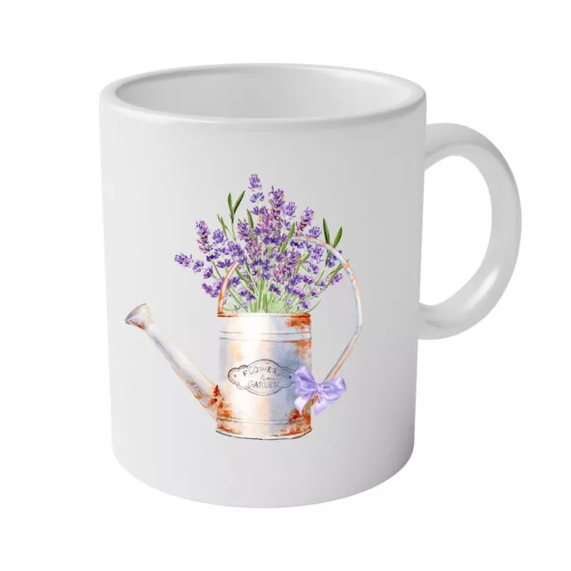 Kaffeetasse Tasse mit Blumen Geschenk Idee Büro Frühling Kaffee Becher Lavendel