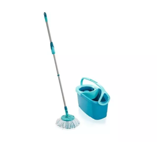 Leifheit Set Clean Twist Disc Mop Ergo Turchese 46,6x26,5x26cm 52101-Lei