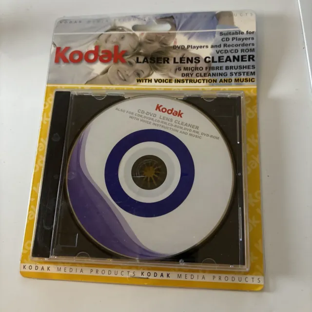 Kodak DVD/CD Laser Lens Cleaner Kit 10010