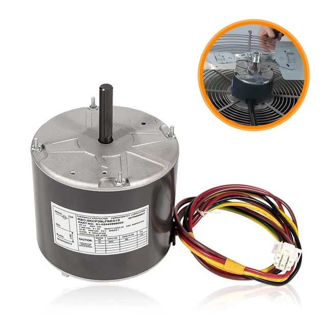 F48AA68A50 REPLACES A.O.SMITH York Coleman Condenser Fan Motor 1/4 HP