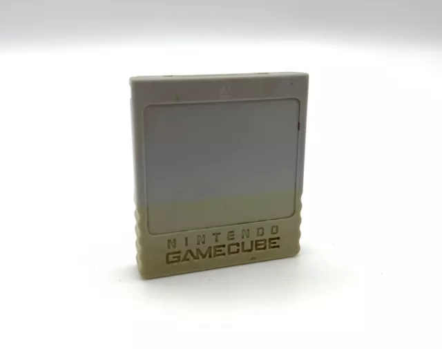 Nintendo GameCube Memory Card | Original | Grau | 59 Blöcke | Speicherkarte