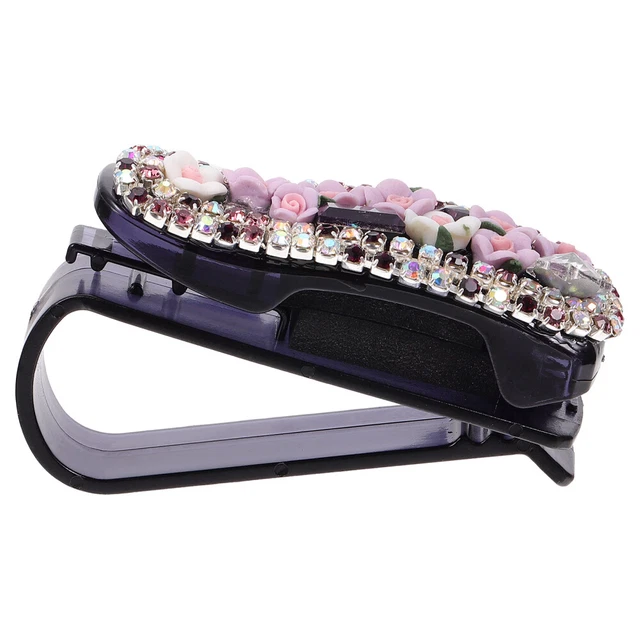 Clip para gafas pedrería soporte para gafas parasol coche