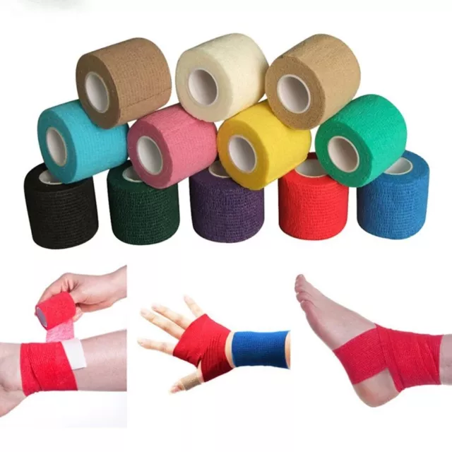 Sports Elastic Bandage Colors Athletic Wrap Elastoplast Tape