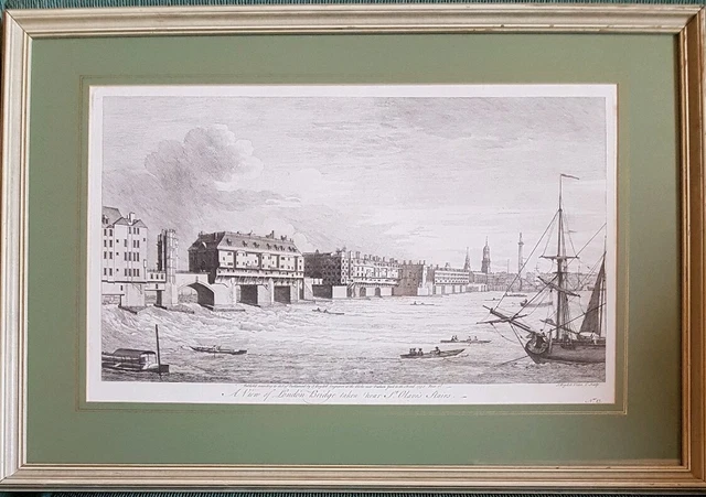 John Boydell (1720-1804) Ein Anblick Auf Die London Brücke In Der Nähe Von St. Olave's Treppe